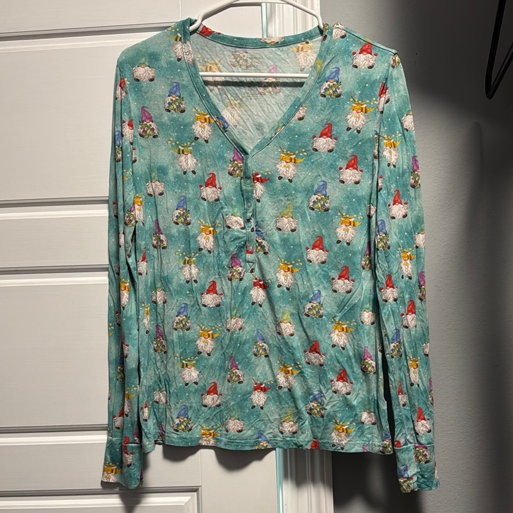 Posh peanut Christmas gnome pajama set